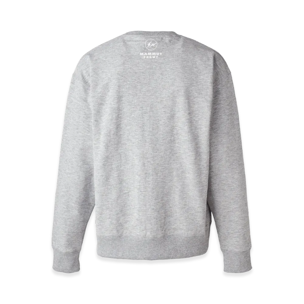 FRAGMENT x MAMMUT Barryvox ML Crew Neck "Platinum Melange"