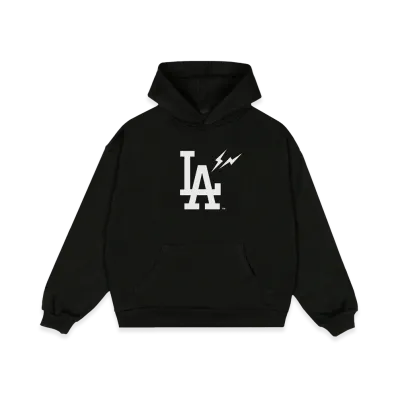 FRAGMENT ComplexCon 2026 x Los Angeles Dodgers Big La Heavyweight Fleece Hoodie "Black"
