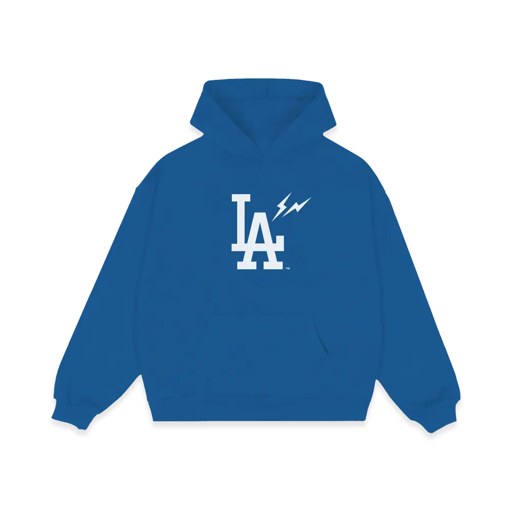 FRAGMENT ComplexCon 2026 x Los Angeles Dodgers Big La Heavyweight Fleece Hoodie "Deep Royal"