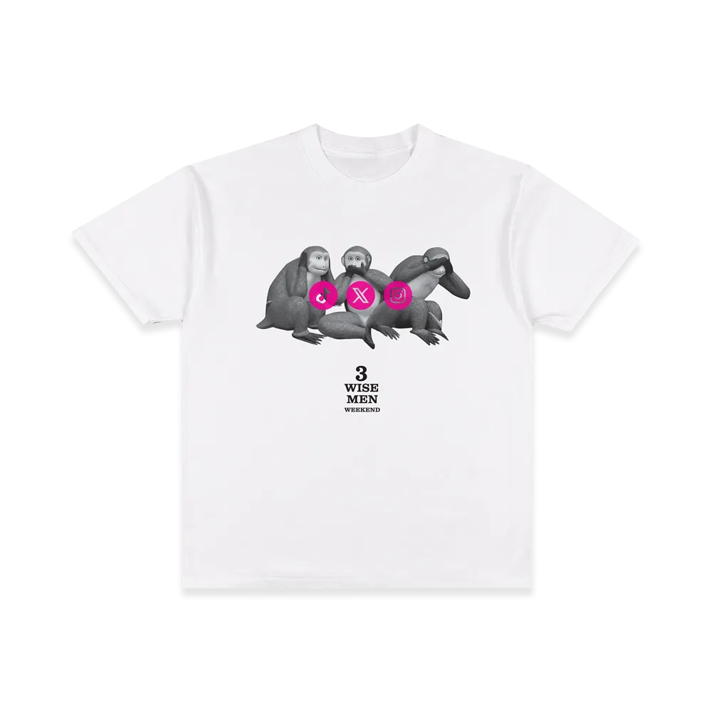 FRAGMENT ComplexCon 2026 x Weekend Sequel 3 Wise Men Tee "Pink"