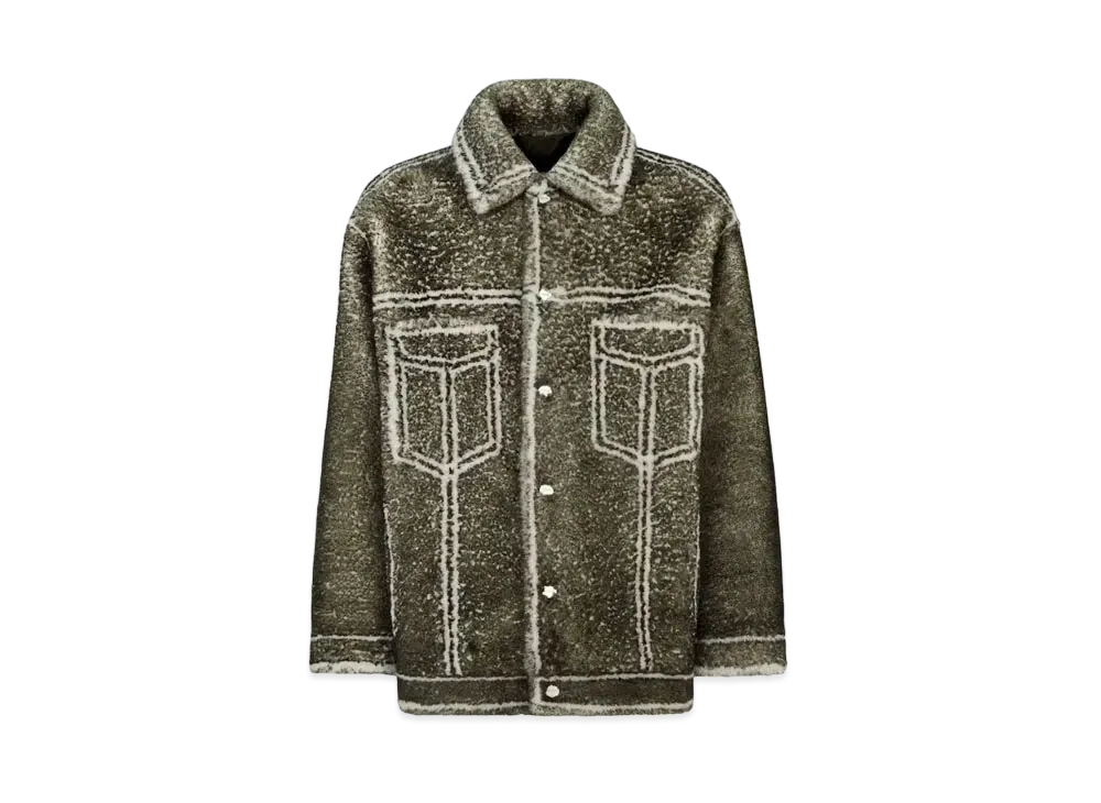 FENDI Men's Blouson Shearling "Green"
