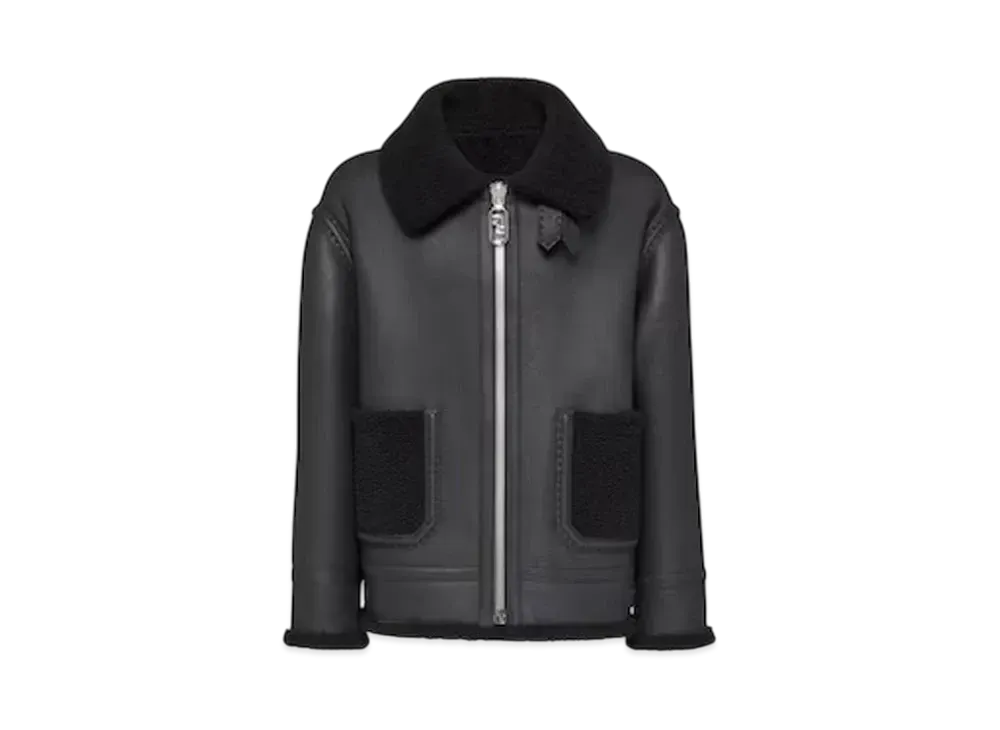 FENDI Men's Jacket Shearling "Black"