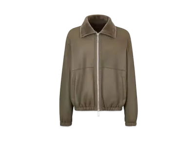 FENDI Men's Blouson Shearling "Gray"