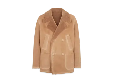 FENDI Men's Blouson Sheepskin "Brown"
