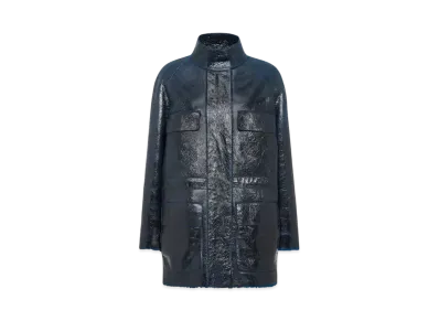 FENDI Women's Blouson Sheepskin Jacket "Blue"