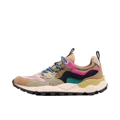 Flower MOUNTAIN YAMANO3 "Peach/Camel/Gray"