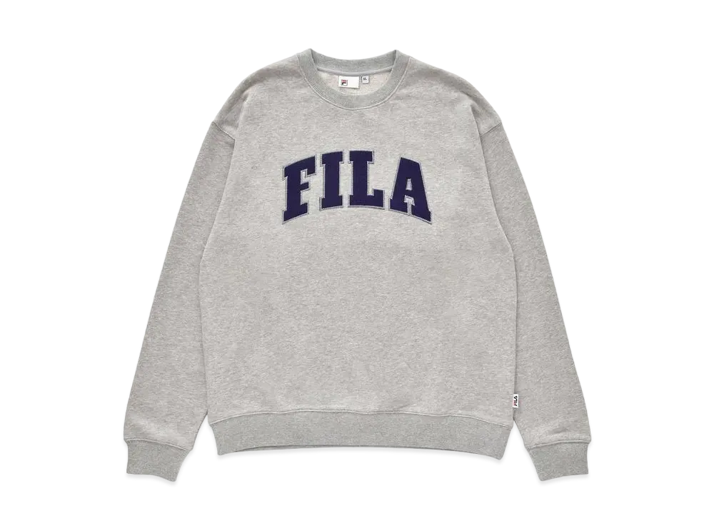FILA College Logo Crew "Gray"