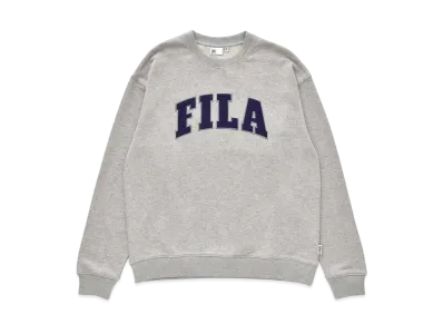 FILA College Logo Crew "Gray"