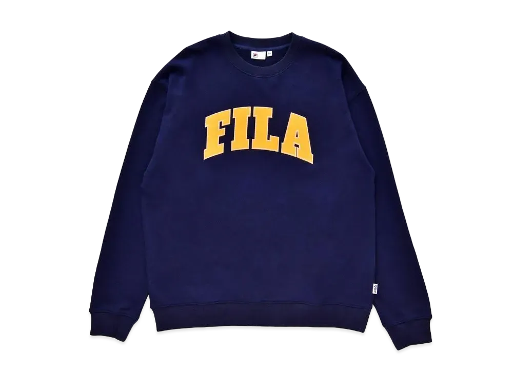 FILA College Logo Crew "Navy"