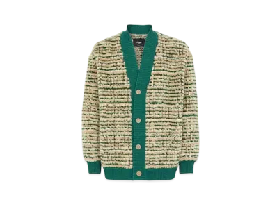 FENDI Men's Cardigan Leather & Mink "Green"