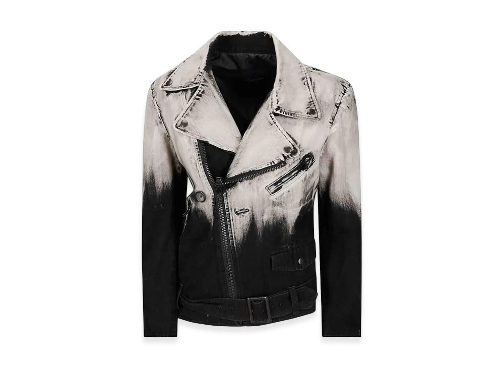 Yohji Yamamoto Women's Asm Biker Jacket "Black"