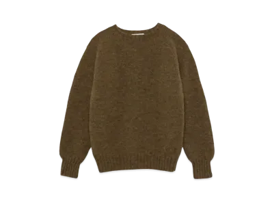 FUMIKA UCHIDA Shetland Sweater "Khaki"