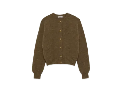 FUMIKA UCHIDA Shetland Cardigan "Khaki"