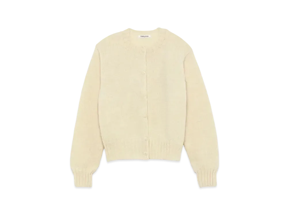 FUMIKA UCHIDA Shetland Cardigan "Ivory"
