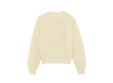 FUMIKA UCHIDA Shetland Cardigan "Ivory"