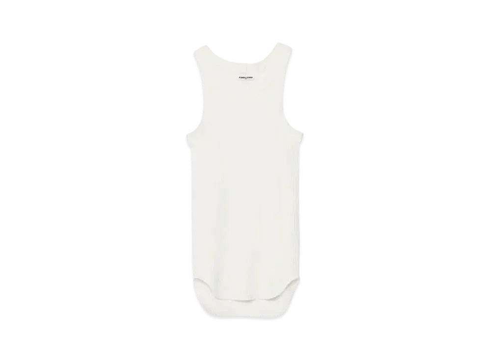 FUMIKA UCHIDA Needle Drawing Tank Top "White"