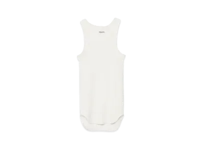FUMIKA UCHIDA Needle Drawing Tank Top "White"