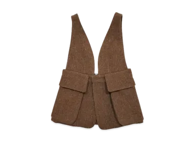 FUMIKA UCHIDA Splashed Pattern Bralette Top "Brown"