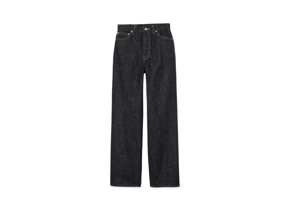 FUMIKA UCHIDA Selvedge Denim Straight Pants "Rigid Indigo"