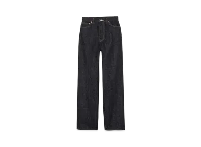 FUMIKA UCHIDA Selvedge Denim Straight Pants "Rigid Indigo"