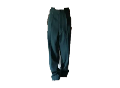 FUMIKA UCHIDA High-waist Band Pants "Britishgreen/Black"
