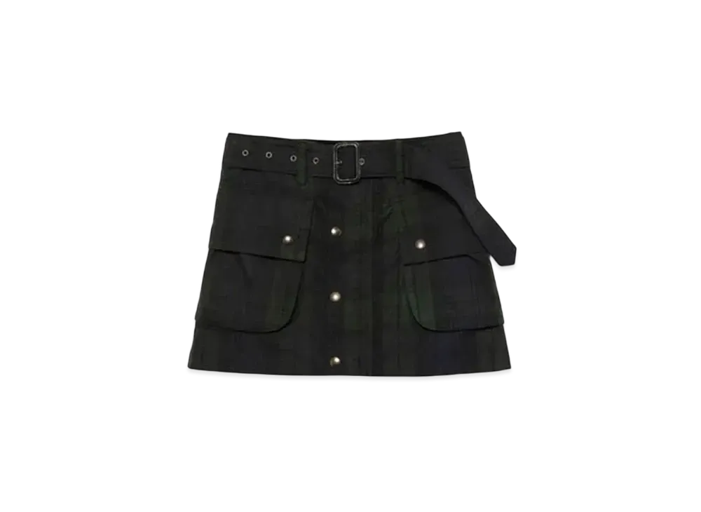 FUMIKA UCHIDA Leather Pocket Skirt 