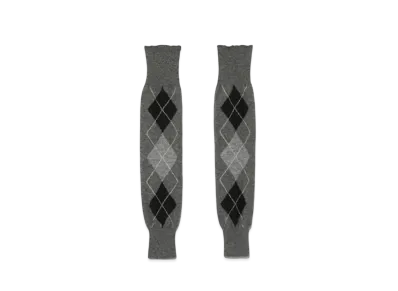 FUMIKA UCHIDA Cashmere Argyle Warmers "Grey"