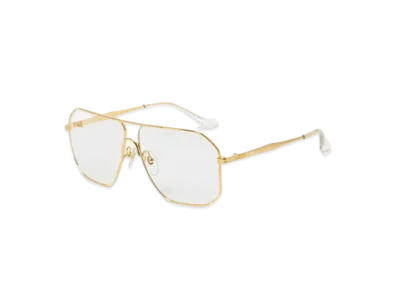 FUMIKA UCHIDA Metal Frame Shooting Sunglasses "Yellowgold"