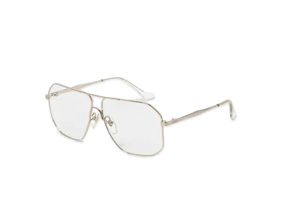FUMIKA UCHIDA Metal Frame Shooting Sunglasses "Whitegold"