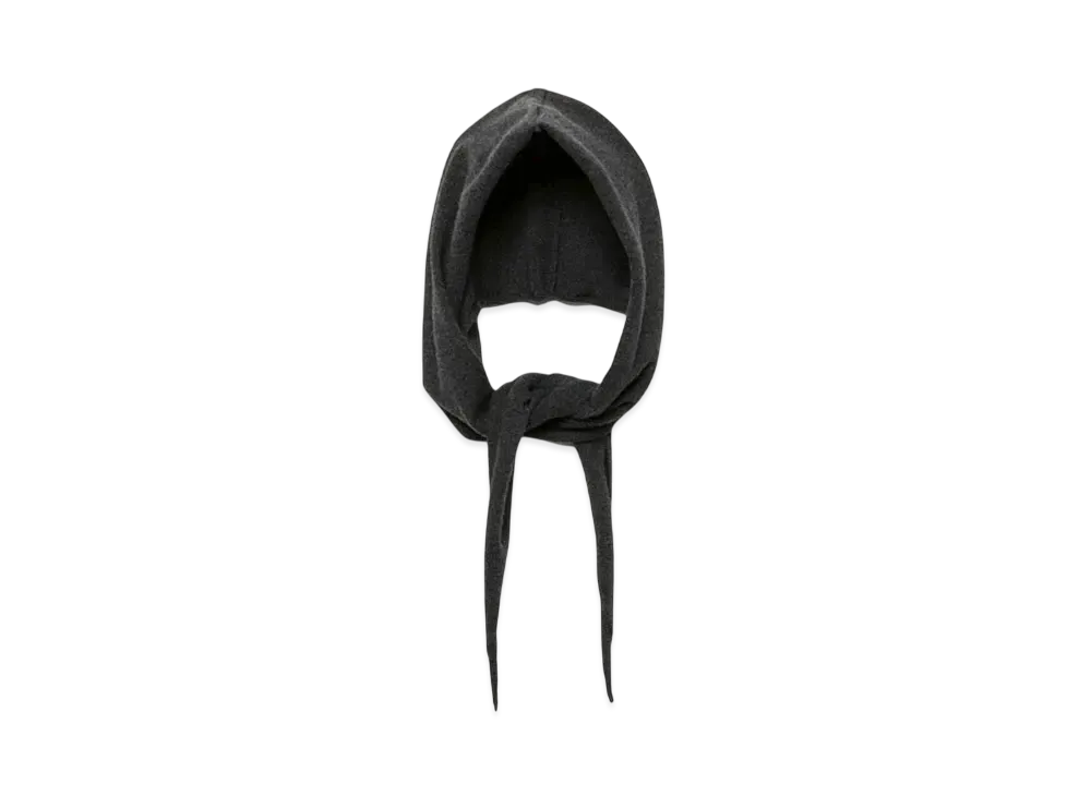 FUMIKA UCHIDA Cashmere Hooded Stole "Charcoal"