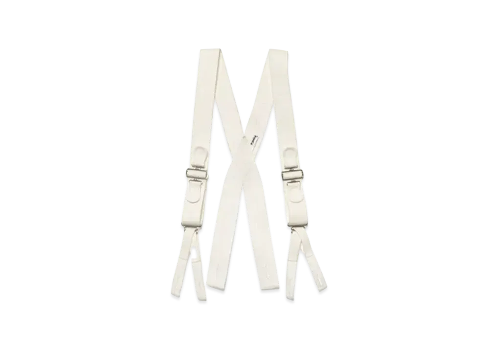 FUMIKA UCHIDA Suspenders "White"