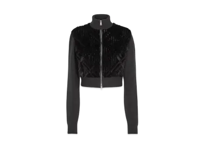 FENDI Women's FF Mink Fur Jacket "Black"