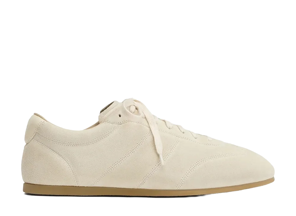 LEMAIRE Soft Runner in Suede Leather "Light Clay"