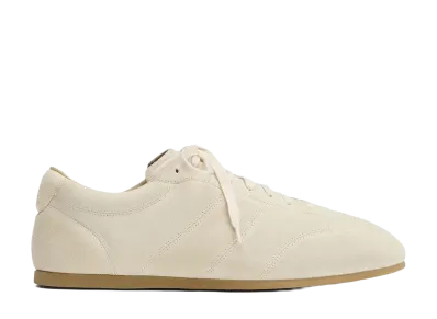 LEMAIRE Soft Runner in Suede Leather "Light Clay"