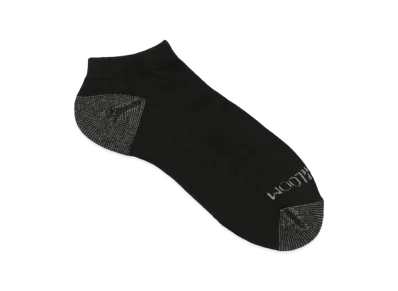 FRUIT OF THE LOOM Men's 10PK No Show Socks "Black"