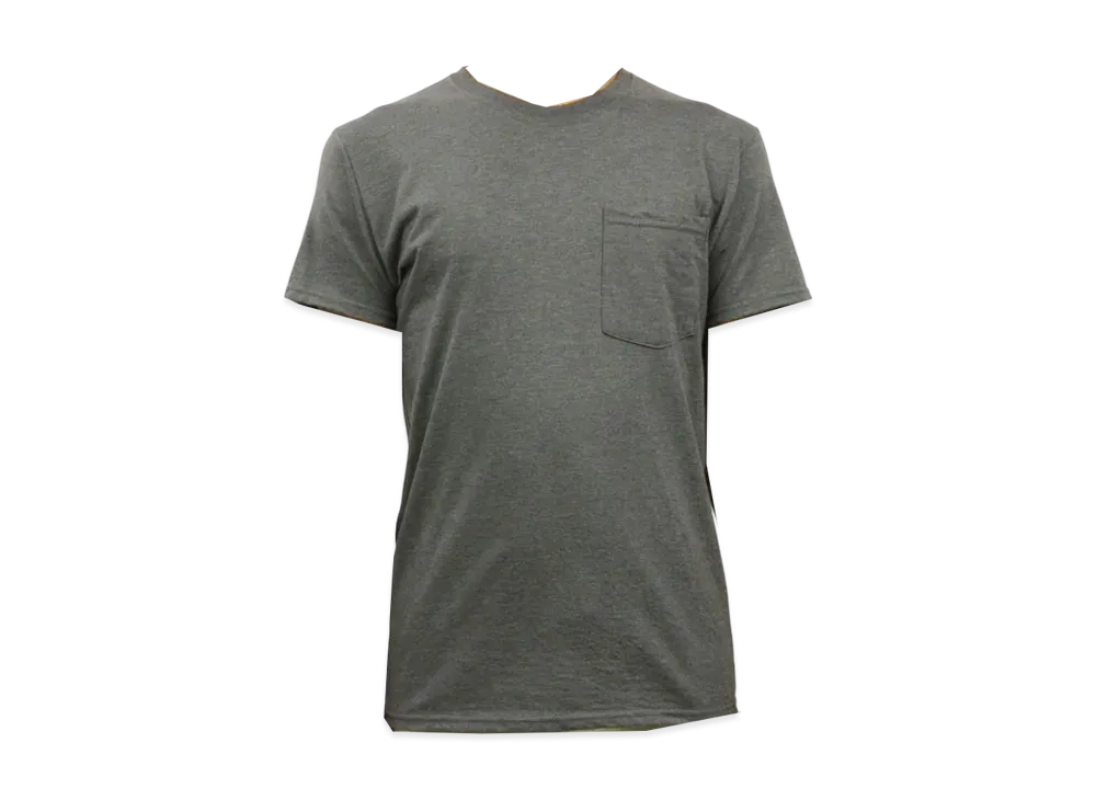 FRUIT OF THE LOOM Crew Pocket Tee Platinum "Charcoal"