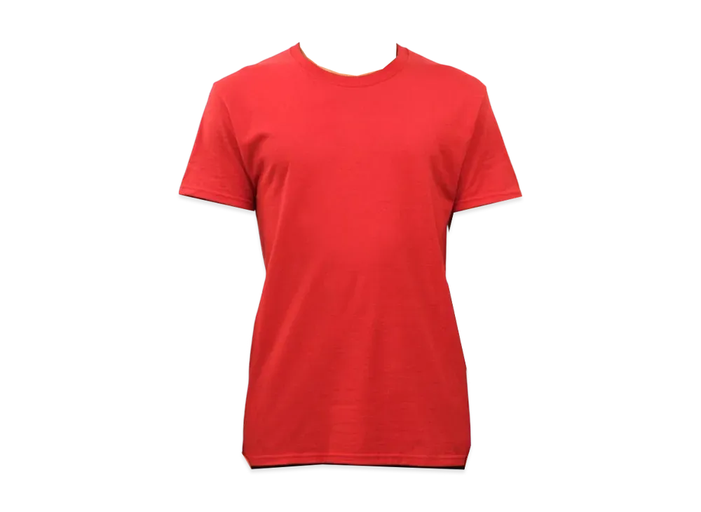 FRUIT OF THE LOOM Crew Tee Platinum "Red"