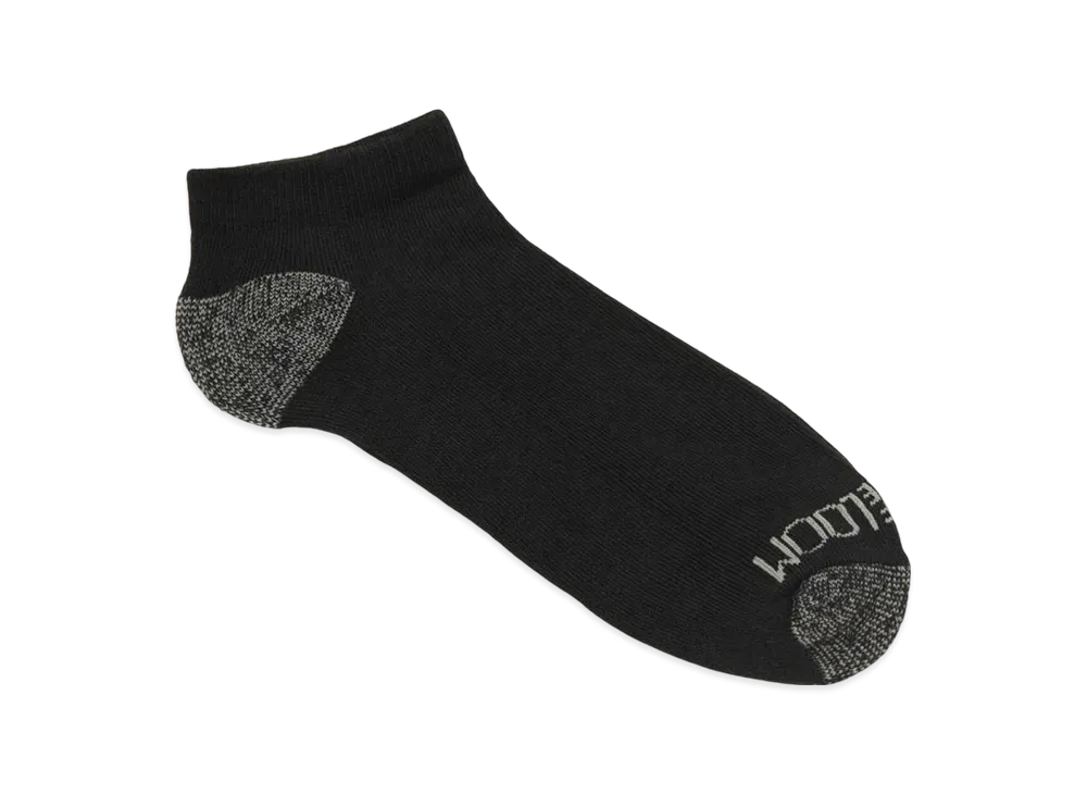 Fruit Of The Loom Men's Low Cut Socks "Black"