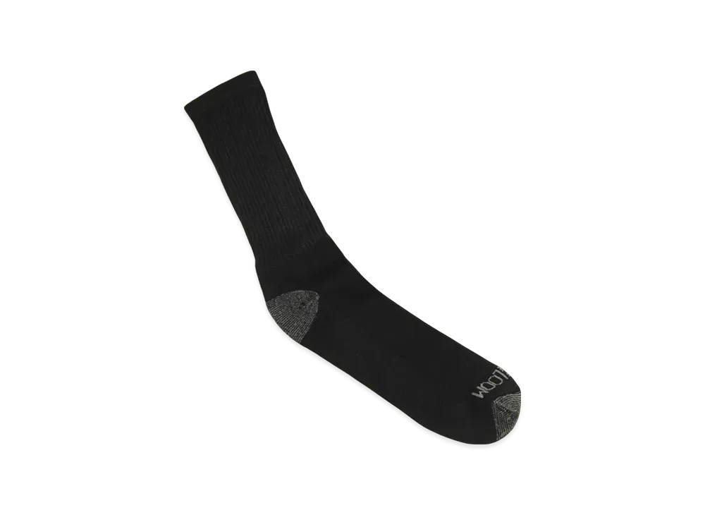 FRUIT OF THE LOOM Men's Crew Socks "Black"