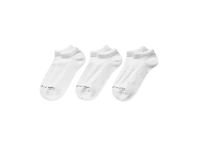 FRUIT OF THE LOOM American Cotton Basic Ankle Socks 3Set "White"