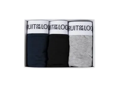 FRUIT OF THE LOOM Basic Boxer Briefs 3Set "Navy"