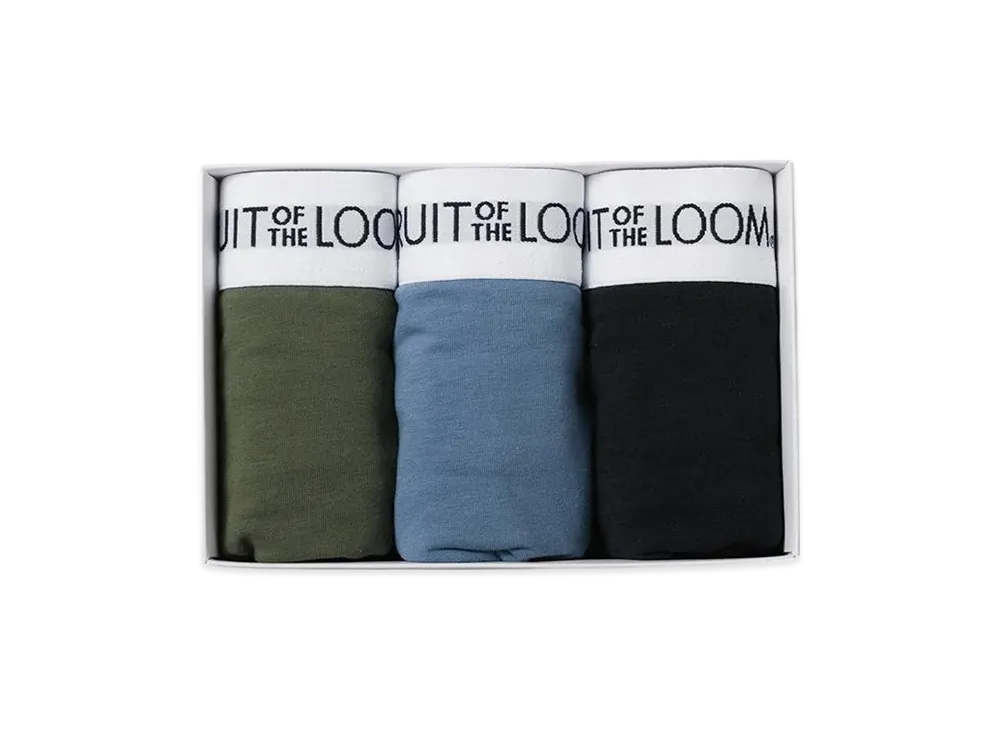 FRUIT OF THE LOOM Basic Boxer Briefs 3Set "Khaki"