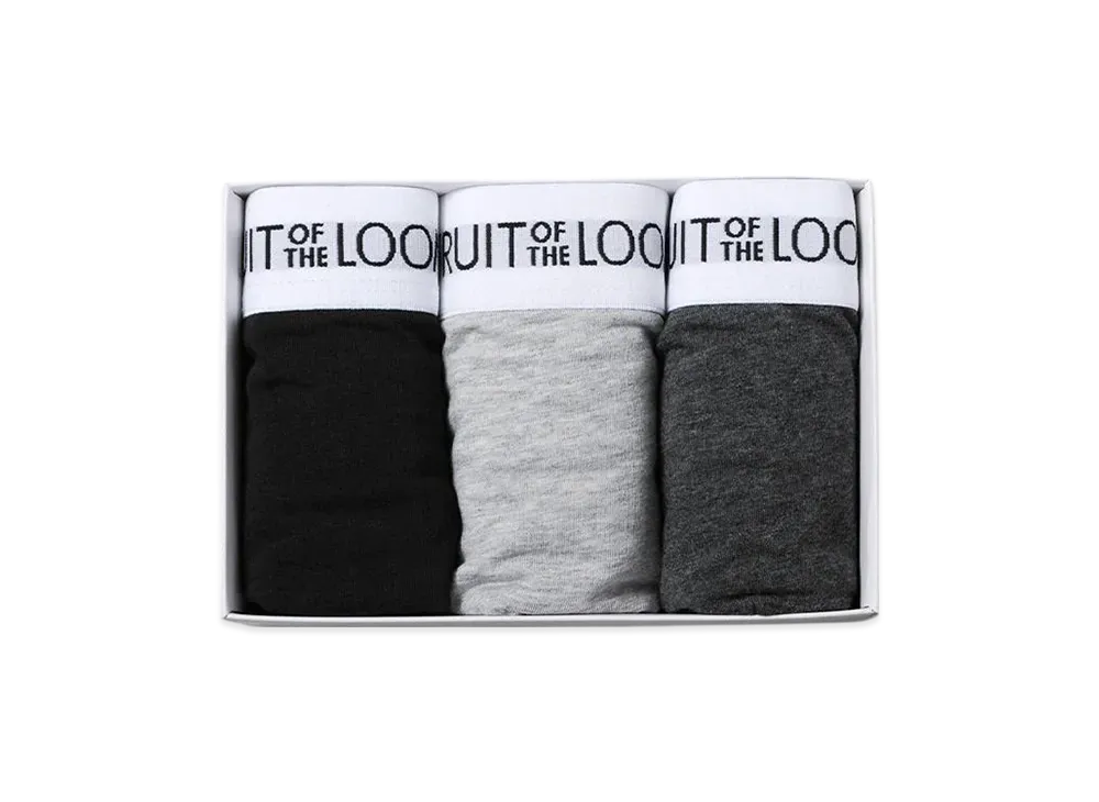 FRUIT OF THE LOOM Basic Boxer Briefs 3Set "M.Gray"