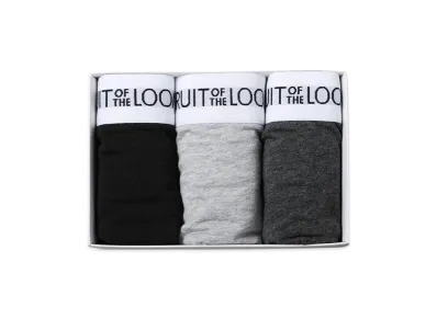 FRUIT OF THE LOOM Basic Boxer Briefs 3Set "M.Gray"