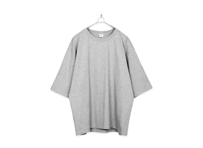 FRUIT OF THE LOOM Heavy Ounce 5/4 Sleeve Oversized T-Shirt "Grey"