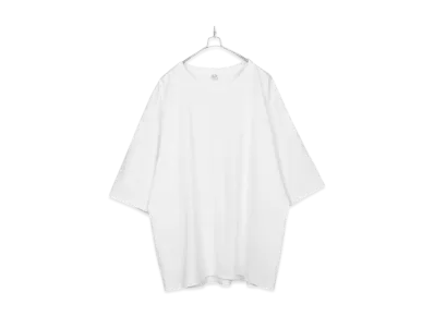 FRUIT OF THE LOOM Heavy Ounce 5/4 Sleeve Oversized T-Shirt "White"
