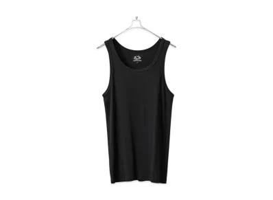 FRUIT OF THE LOOM 3P Pack Ribbed Tank Top "Black"