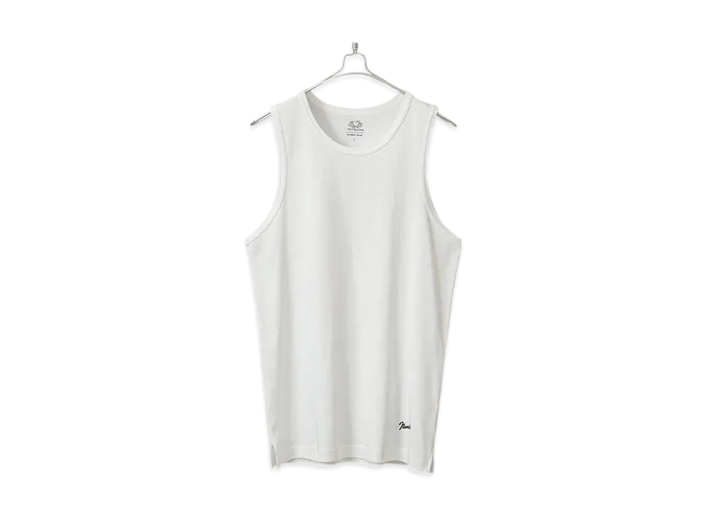 FRUIT OF THE LOOM x NUMBER (N)INE 2 Pack Tank Tops "White"