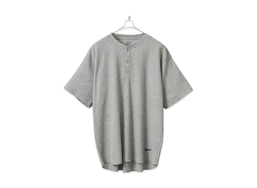 FRUIT OF THE LOOM x NUMBER (N)INE Waffle Henley Pack T-Shirt "M.Gray"