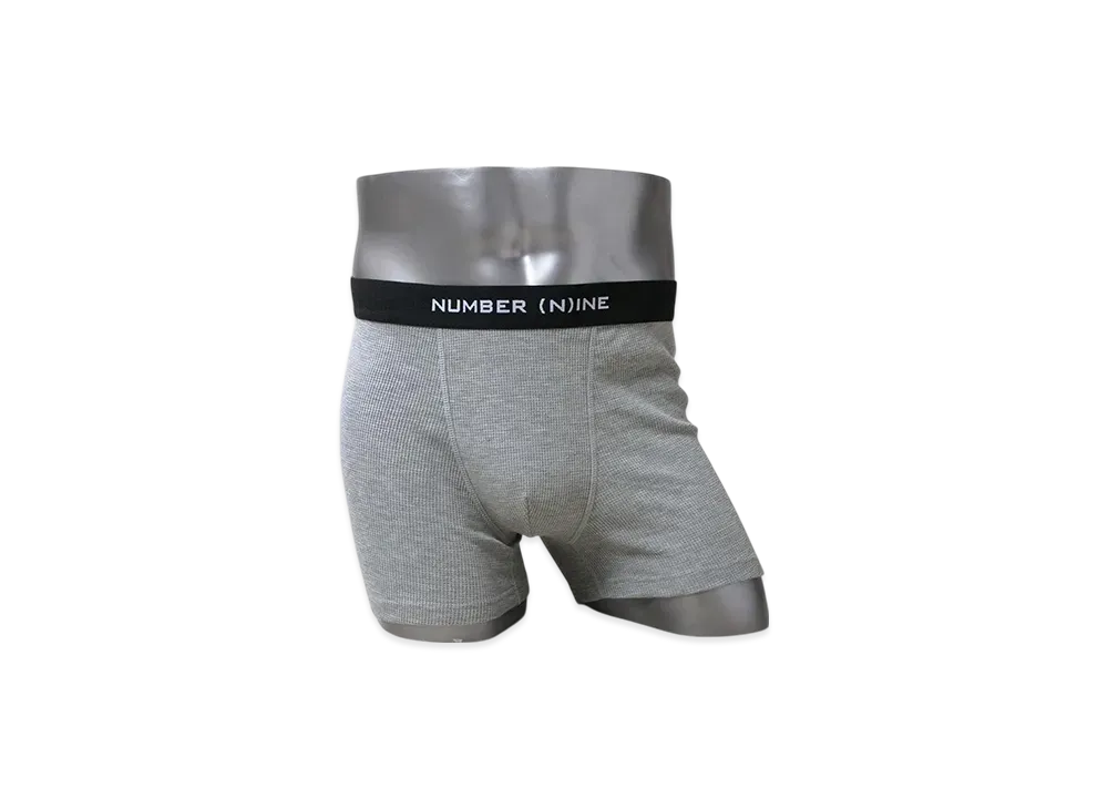 FRUIT OF THE LOOM x NUMBER (N)INE 2 Pack Waffle Boxer Shorts "M.Gray"